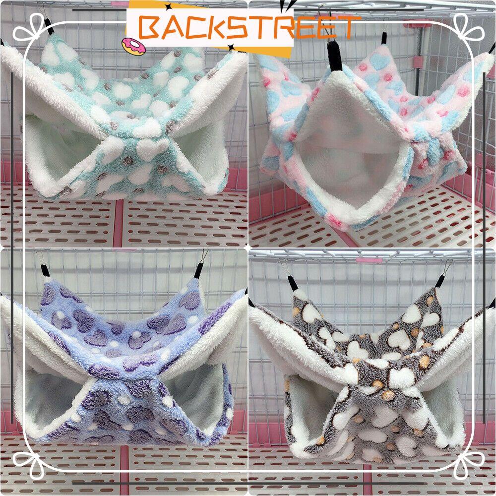 BACKSTAGE Hamster Cage Ferret Rat Hanging Plush Squirrel Beds