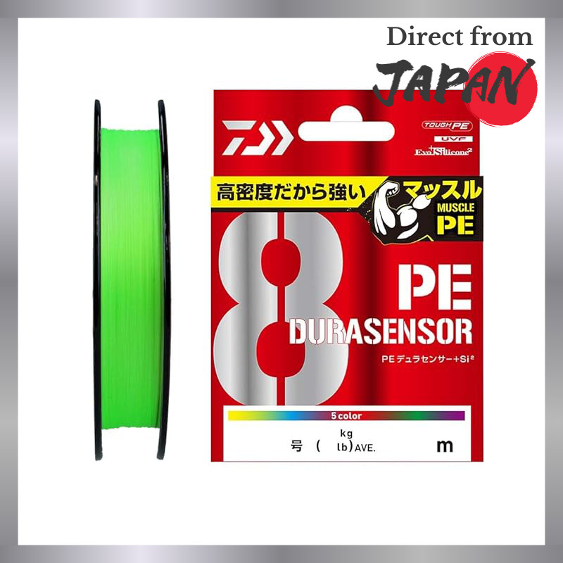 DAIWA PE Line UVF PE Durase Sensor X8 + Si2 1.2号 200m Lime Green