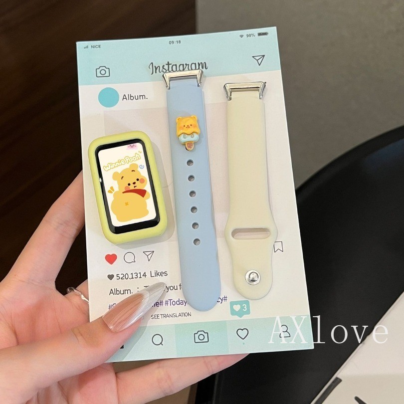 สายรัดซิลิโคนอ่อนนุ่มสําหรับ Huawei Band 11 Pro 10 9 8 7 6 อุปกรณ์เสริมสายรัดเปลี่ยนสร้อยข้อมือกีฬาไม่มีกรณี