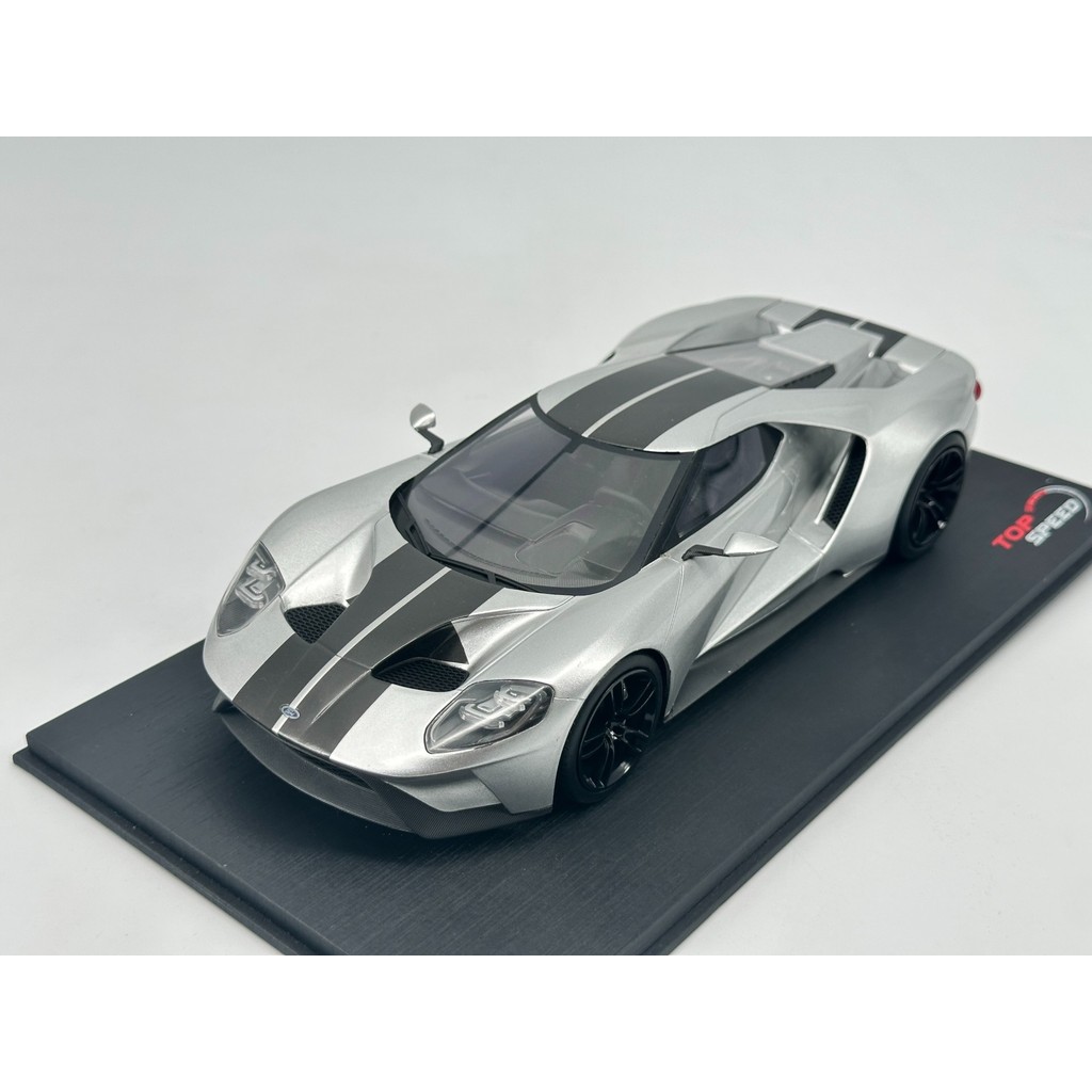 TOPSPEED 1/18 Ford GT Silver 880 TS057