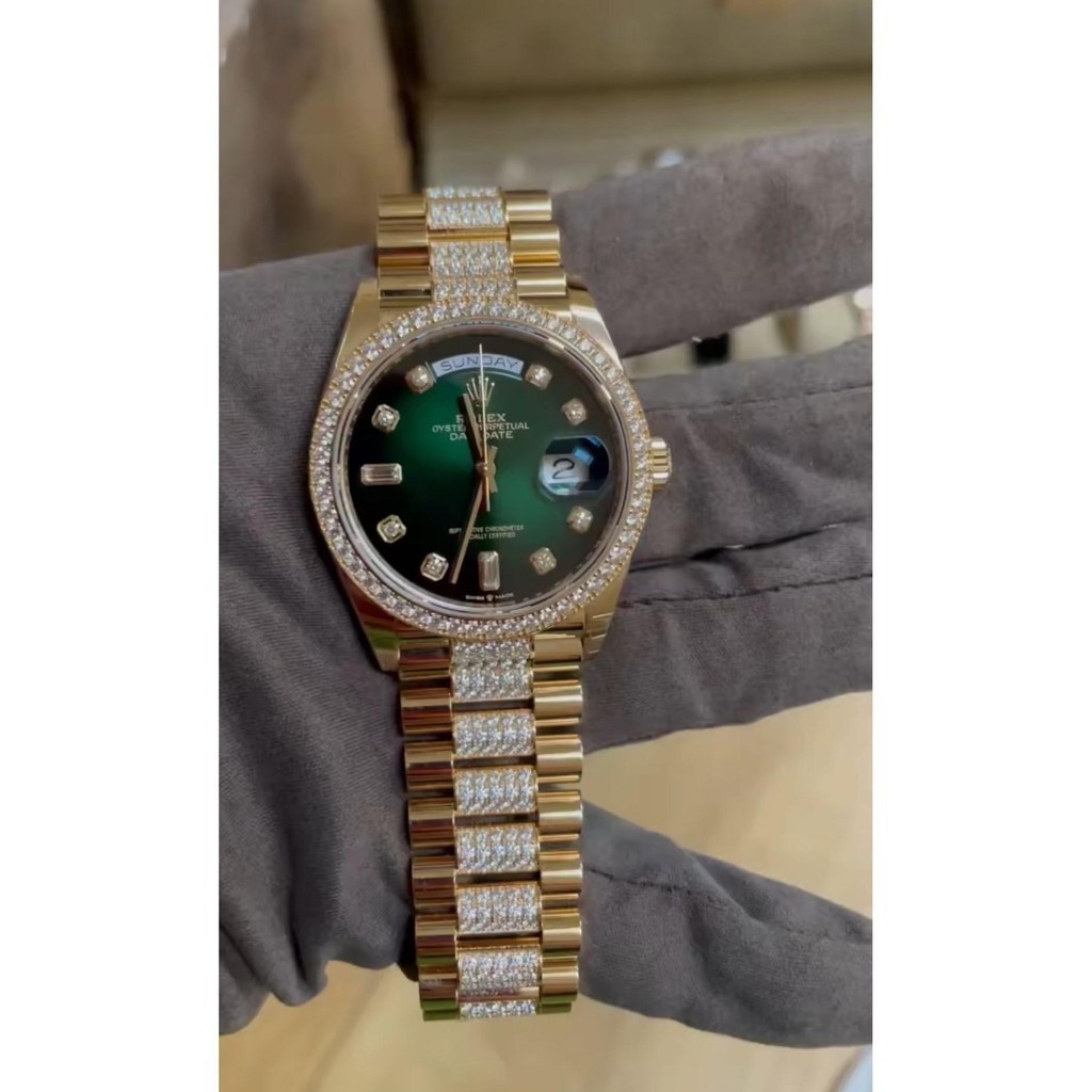 Type ROLEX 36mm Week ROLEX Mechanical Watch Diamond Calendar128238