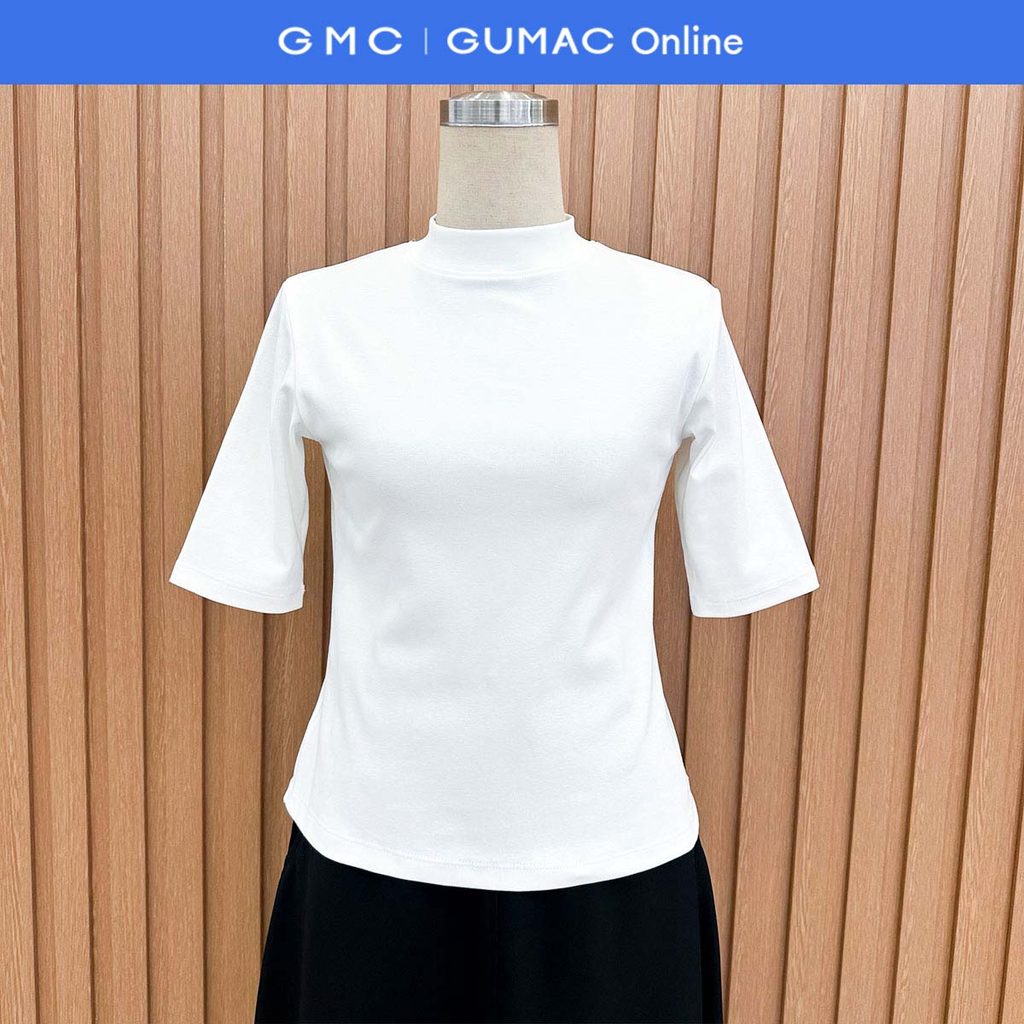 เสื้อยืดคอเต่าครึ่งแขนแฟชั่นสตรี GUMC ATF11021