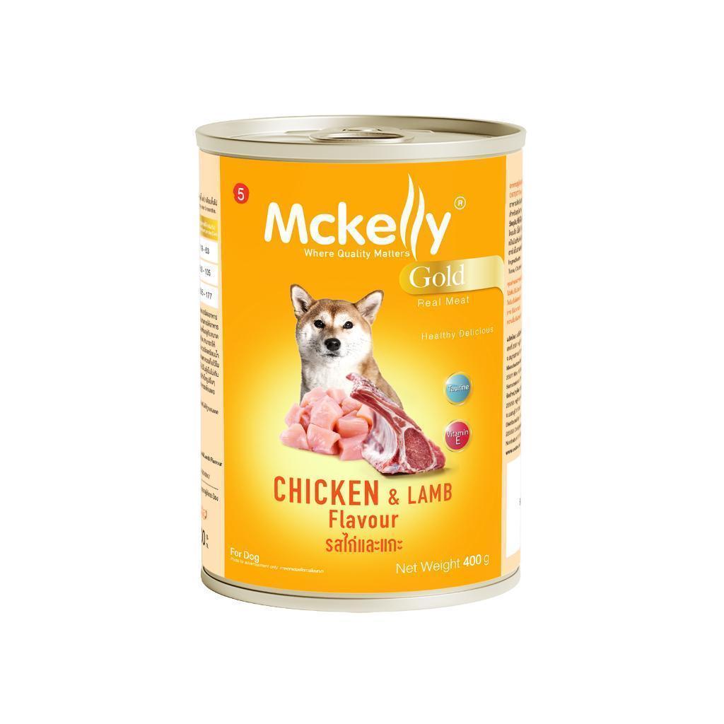 Mckelly Gold แมคเคลลี่ โกลด์ อาหารเปียกกระป๋องสุนัข 400 กรัม [ยกโหล 12 กระป๋อง] ราคา ถูกที่สุด ดีลบีเคเค แกลเลอรีภาพที่ 6
