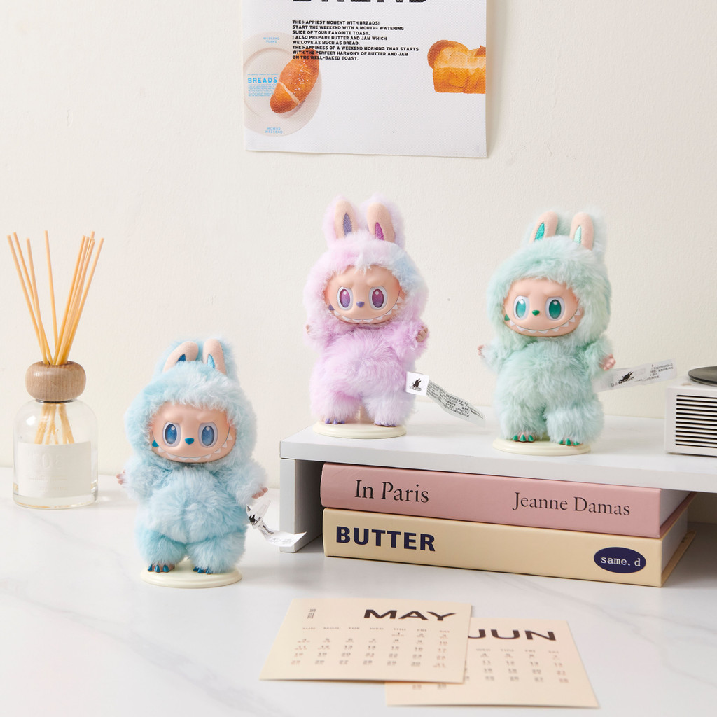Labubu Plush Doll Stand Display Stand labu ตุ๊กตาไวนิล Desktop Display Box Doll Storage Place