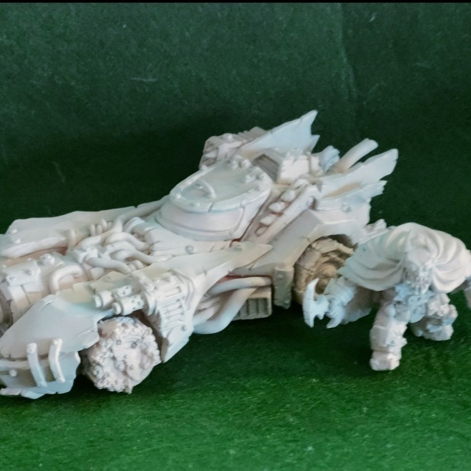 Light Curing Printing Chess Piece White Model Orc Batman Warhammer Style Third Party Chess Piece CM7