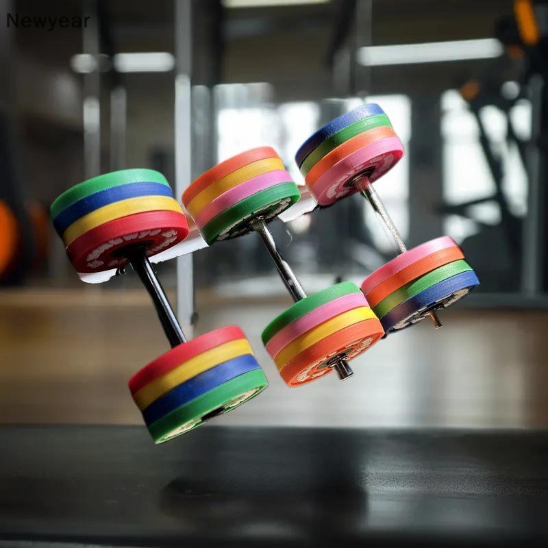 [VJW] 2025 ใหม่ Barbell พวงกุญแจซิลิโคนดัมเบลพวงกุญแจของขวัญยิมสําหรับคนรักฟิตเนสเทรนเนอร์ของขวัญกระ