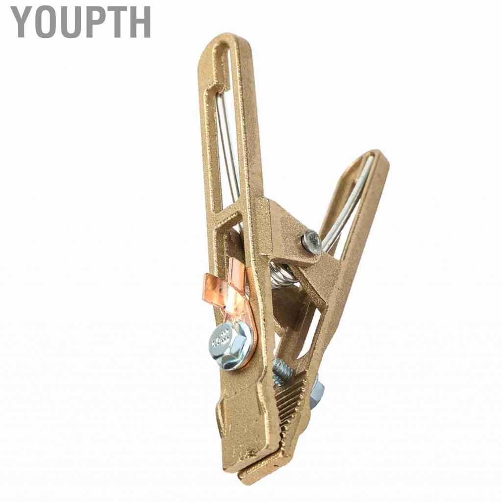 youpth 260/300/500A วัสดุทองเหลือง A รูปร่างกราวด์เชื่อมเครื่องหนีบดิน (260A)