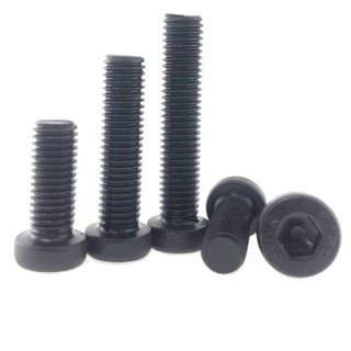 น็อตจมบาง สกรูหัวจมหกเหลียม หัวสั้น ระดับ 12.9 หัวบาง /DIN912 Hex Socket Head Cap Machine Screw M3/M4/M5/M6/M8/M10/M12/M16 * L4-60 มม.LC-TH-1