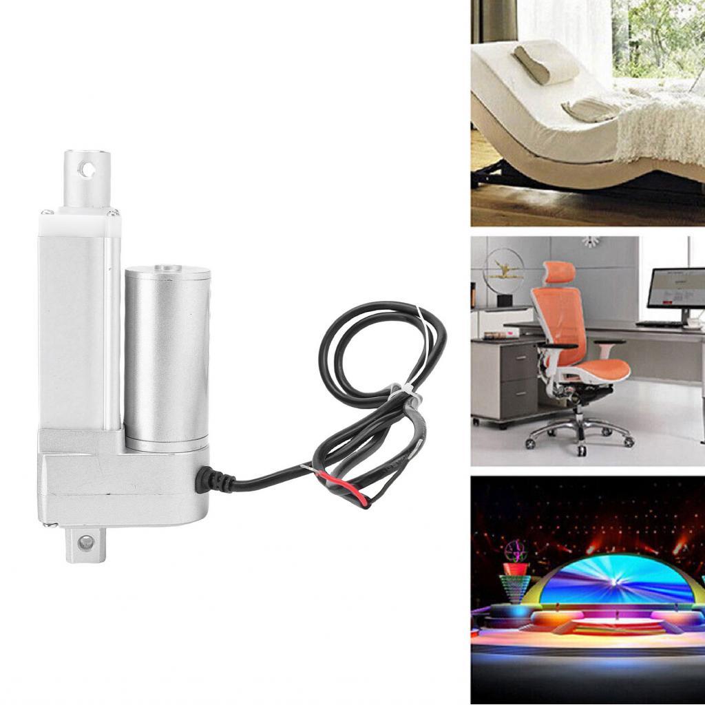 LocalCamera-TH Linear Actuator Electric Motion 330lbs 1500N IP54 กันน้ำ 50 มม.พร้อมล็อคความปลอดภัยต่