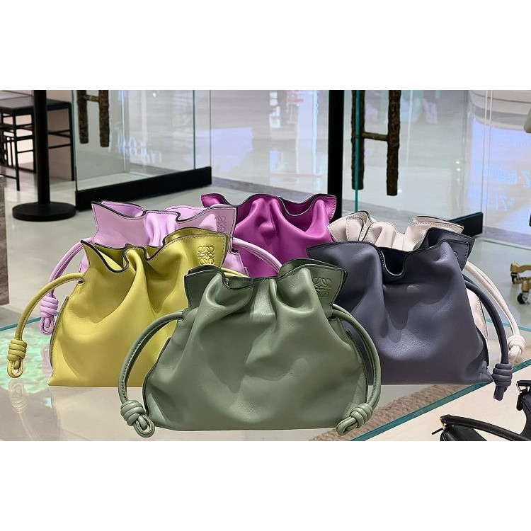 LOEWE/LOEWE Flamenco Lucky Bag Bag mini Drawstring Bucket Bag Shoulder Diagonal Bag Clutch Female Ba