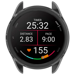 Slim Soft โปร่งใส TPU นาฬิกาสําหรับ Garmin Forerunner 970 / 570 / 255 / 265 / 965 42 มม.47 มม./255S / 265S