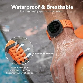 Strap + สําหรับ Samsung Galaxy Watch 8 Ultra (2025) 47 มม.สร้อยข้อมือซิลิโคน PC สําหรับ Galaxy Watch 7Ultra (2024) ฝาครอบป้องกัน