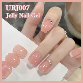 【Local】UR SUGAR 15ml Jelly Pink Nail Gel Polish Pudding Translucent Color Gel กึ่งถาวร UV Gel Nail Art Soak Off Vanish