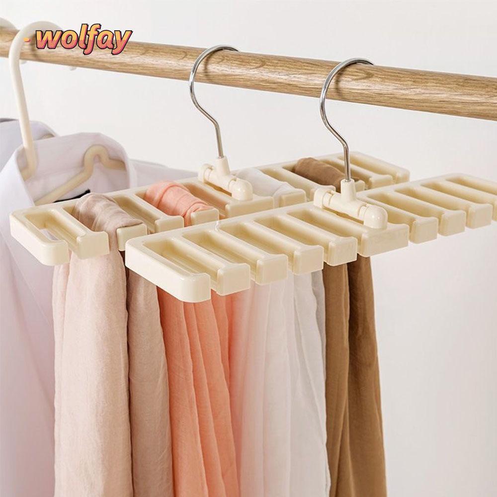 YOLANDA ที่แขวนเข็มขัดผูก, หมุนจัดเก็บตู้เสื้อผ้าออแกไนเซอร์,แบบพกพา ABS Closet Organization Belt Storage Rack ห้องนอน Home Storage