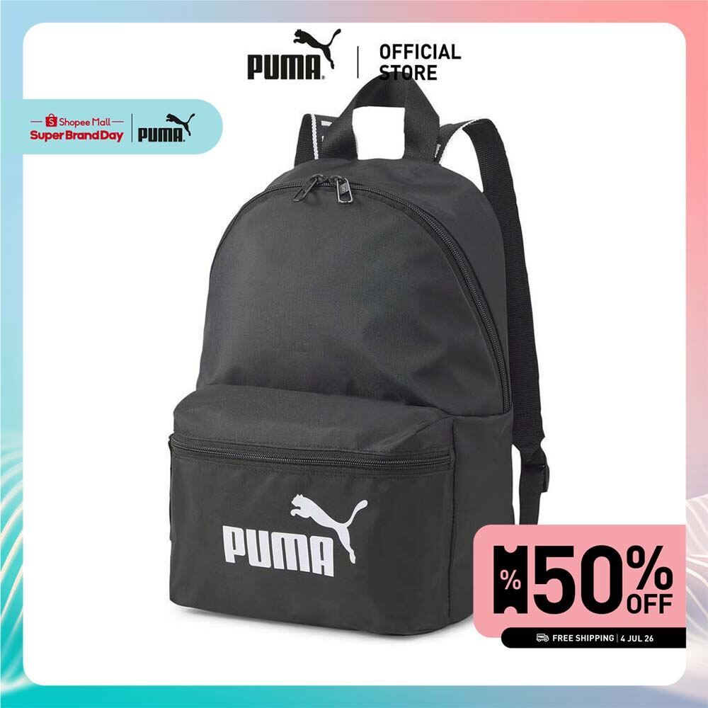 PUMA BASICS - กระเป๋าเป้สะพายหลัง Core Base สีดำ - 07946701