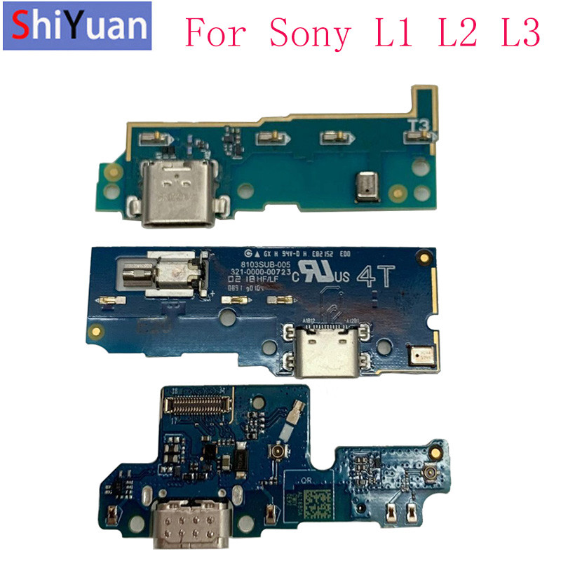 USB Charger พอร์ต Dock สําหรับ Sony Xperia L1 G3312 G3311 L2 H4311 H3311 Xperia L3 I3312 I4312 USB ช