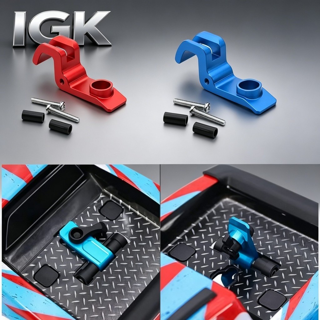 อลูมิเนียมคลิปอะไหล่อัพเกรดสําหรับ MJX Hyper Go 1/16 16208 16017 H16H RC รถ