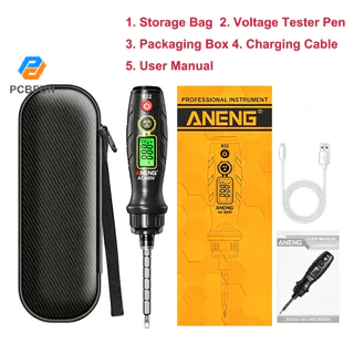Pcbfun ANENG B22 อัจฉริยะ Digital Ratchet Test ปากกา Multi functional แบตเตอรี่ชาร์จทดสอบเปิด/ปิดปากกาทดสอบไขควง