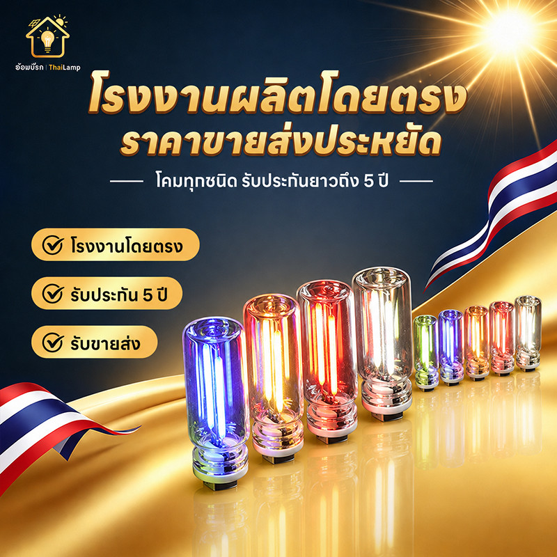 USB LED Filament Touch Dimming หลอดไฟ 5V USB หลอดแก้วสัมผัสปรับสีได้หลายเฉด ขนาดเล็กใช้งานง่าย