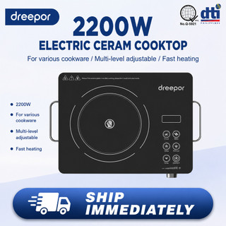 Dreepor Multifunction Electric Ceramic Stove High Power 2200W Energy-Saving Induction Cooker