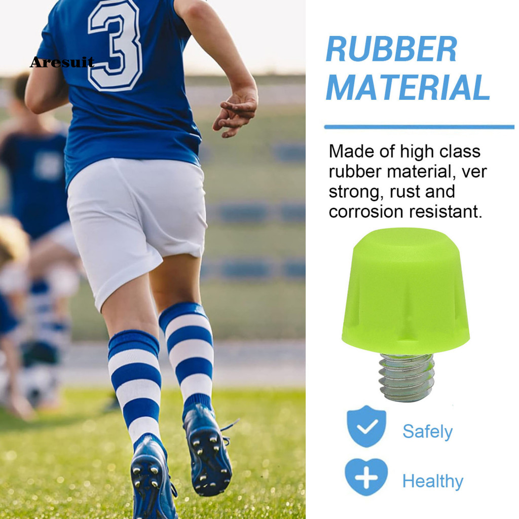 [Aresuit] Conical Soccer Studs Soccer Cleat Spikes 12 ชิ้นฟุตบอล Cleats Studs เปลี่ยน 7 มม.10 มม.ฟุต
