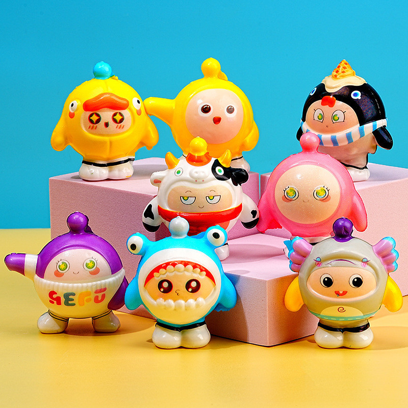 Same Style Egg Party Pinch Music Decompression Toy Jewelry Slow Rebound Vent Decompression Doll Jewe