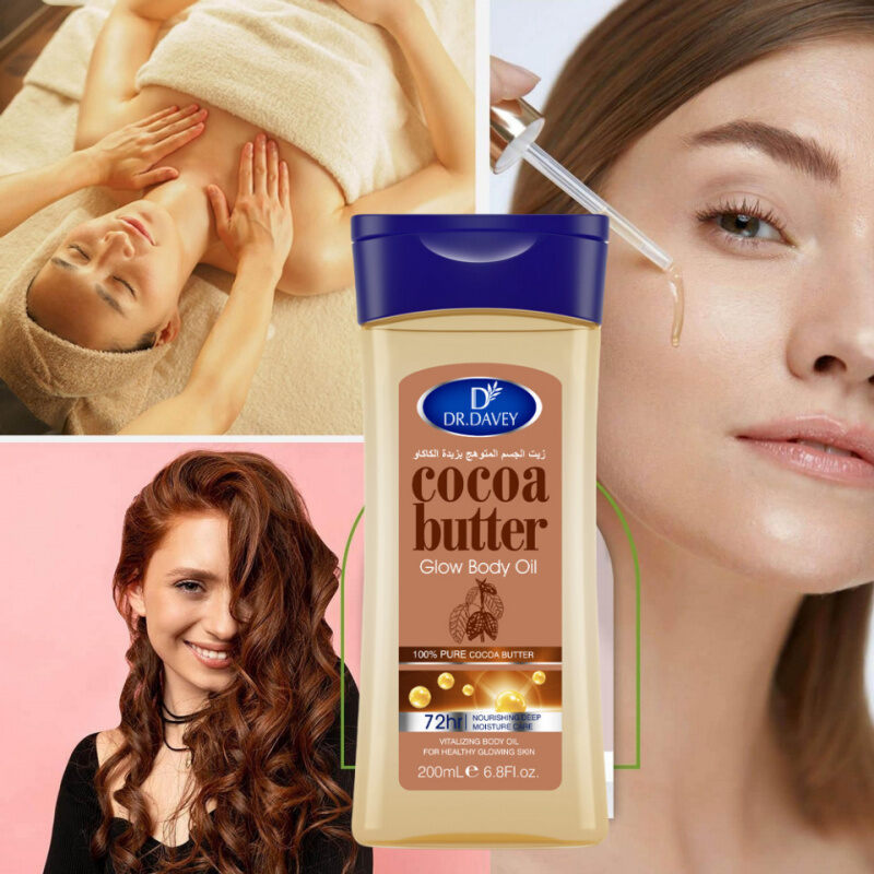 Cocoa Butter Body Oil Cocoa Butter Glow Body Oil Body Oil น้ํามันหอมระเหยบํารุงผิว,เหมาะสําหรับทุกสภ