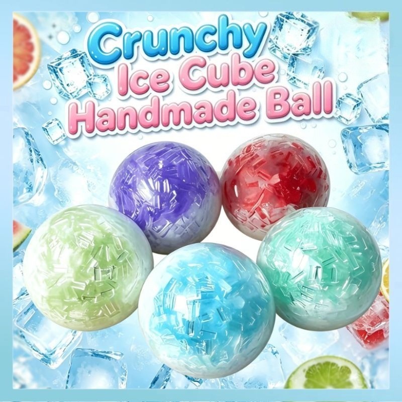 Crunchy Sand Stress Ball Crunchy Pressure Ball Soft Stress Fidget Noisy Squeeze Toy Slow Rising Stre