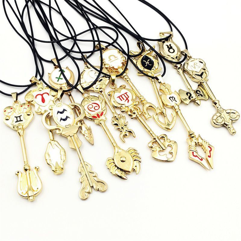 Fairy Tail/Lucy/Fairy Tail Lucy สิบสอง Constellation Palace Planet Key สร้อยคอ/bktm