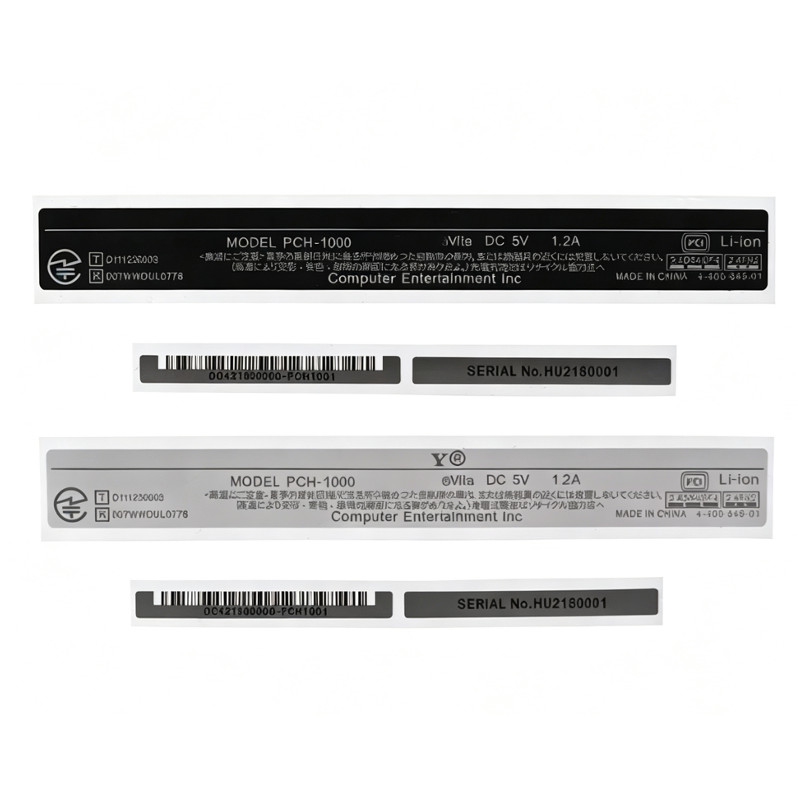 3 In 1 Back Shell Label สติกเกอร์เปลี่ยนซ่อมอะไหล่ใช้งานร่วมกับ PS Vita 1000 PSV1000 PCH-1000 คอนโซล