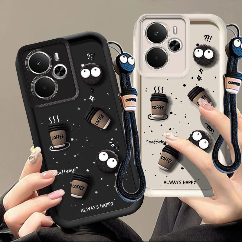 เคส realme 14 5g เคส realme 14t 5g การออกแบบถ้วย 3D เคสโทรศัพท์มือถือ TPU ทนทาน