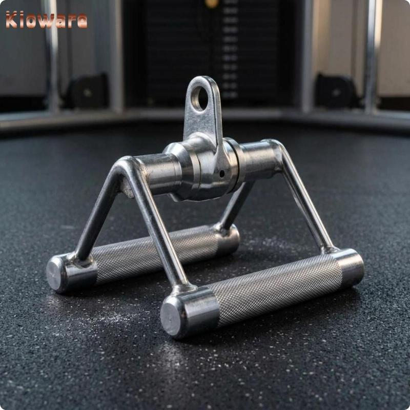 Kloware อุปกรณ์ออกกําลังกายจับสปริงเหล็กยิมจับสิ่งที่แนบมา Ergonomic V Bar Grip สําหรับ Lat Pulldown