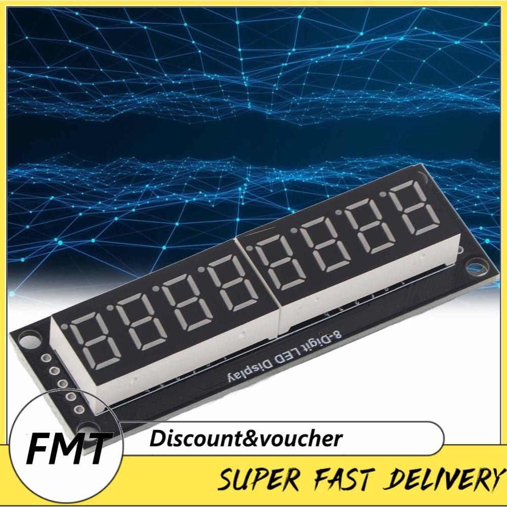 Freemarket Freemarket หลอดดิจิตอลโมดูลไดรฟ์ชิปบอร์ด Nixie สำหรับ LED Tm1637 Tm1637.H สีเหลือง Segmen