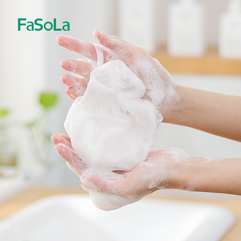 Foaming Net Facial Cleanser Handmade Soap Face Wash Foaming Net Facial Cleanser Foaming Bag Face Was