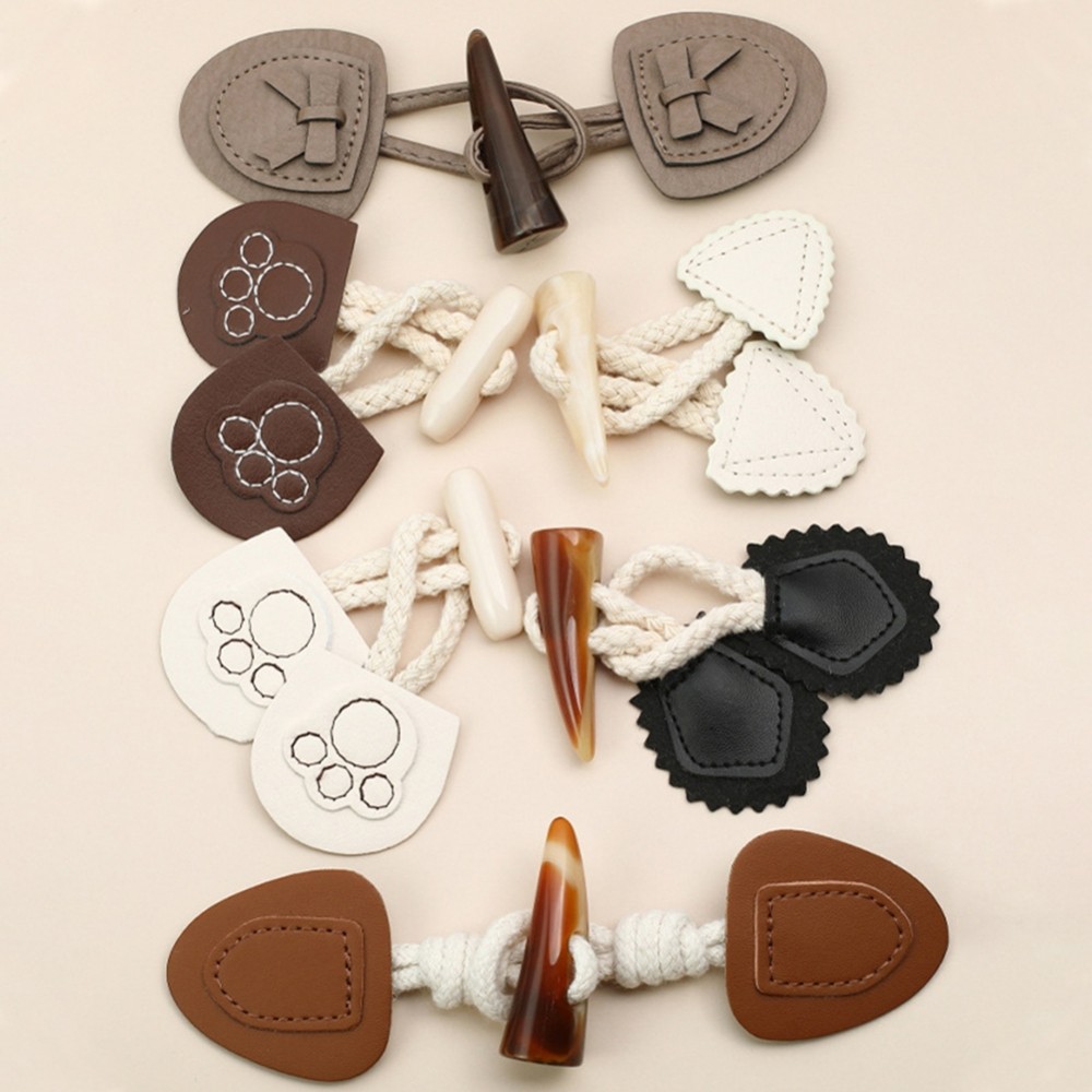 [BUTO]Cowhide Coat Buttons Easy Installation Perfect Premium Pushing Buttons