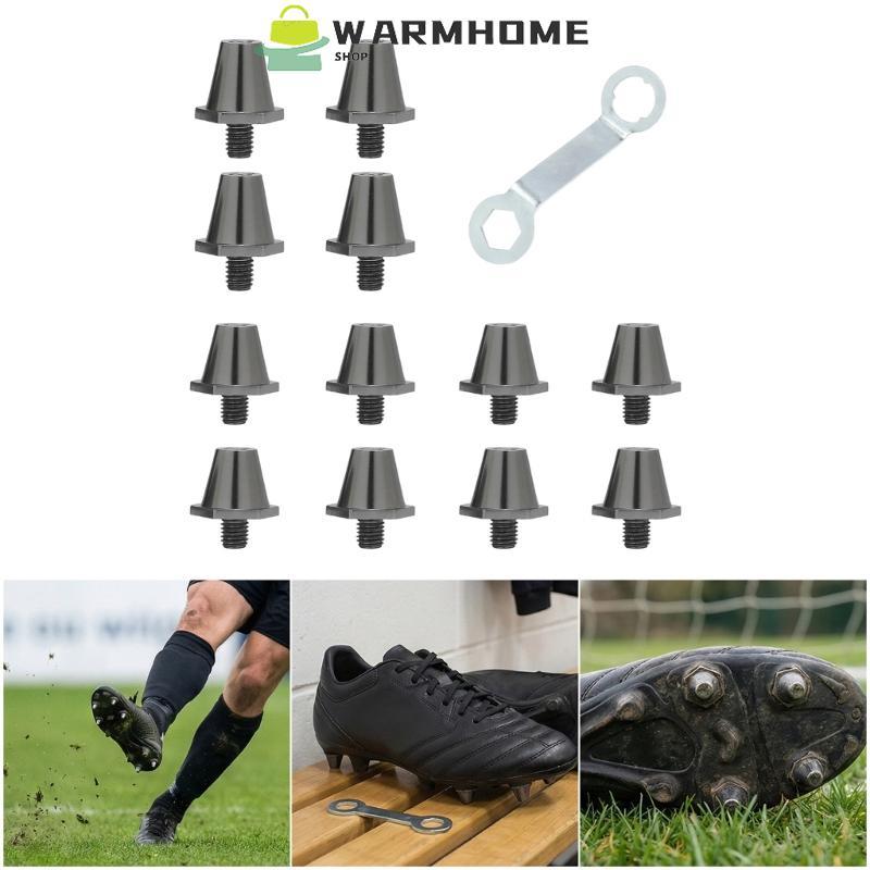 Warm 12lots รองเท้าฟุตบอล Studs Spikes Professional Soccers Boot Cleats เปลี่ยน