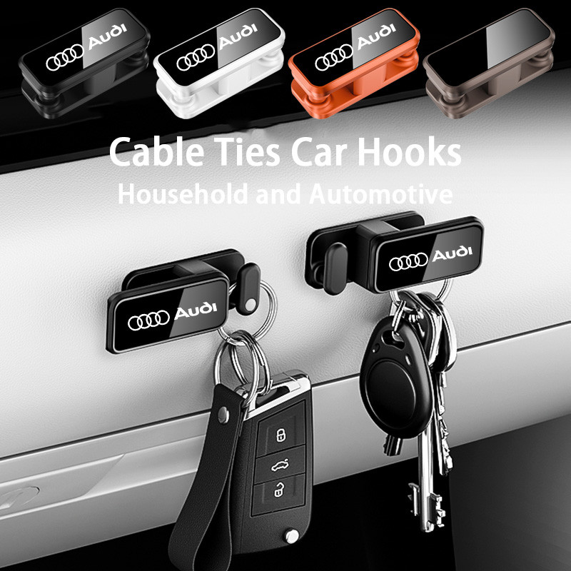 Audi Car Multi functional hook data cable อุปกรณ์จัดเก็บ Sline A3 A4 A5 A6 A7 A8 Q2 Q3 Q5 Q7 Q8