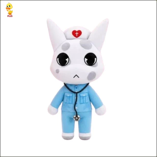 PLUS✨Roblox Animal Hospital ตุ๊กตา Plushie สนุกเลขาธิการสุนัข ดร. ฮาร์โลว์ พยาบาลกวาง กระต่าย Plushies ของขวัญวันเกิด ของขวัญฮัลโลวีน