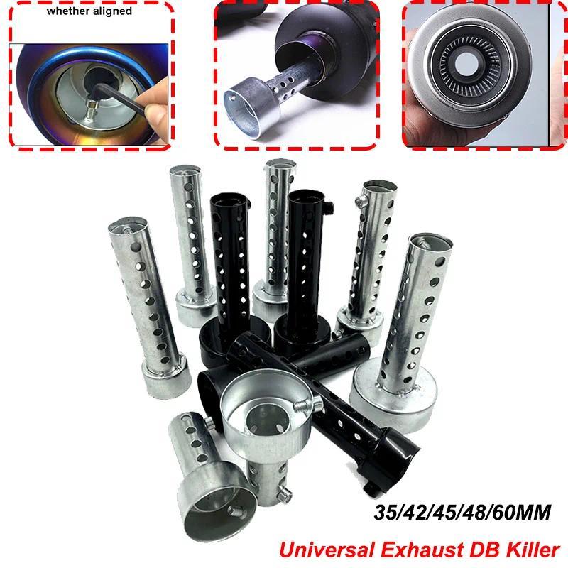 AH Universal Motorcycle 35mm 42mm 45mm 48mm 60mm DB Killer Exhaust Can Muffler Insert Baffle DB Kill