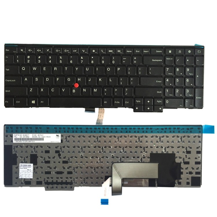 แป้นพิมพ์รุ่น US สําหรับ Lenovo Thinkpad E540 E545 E531 T540 T540P W540 W541 W550s