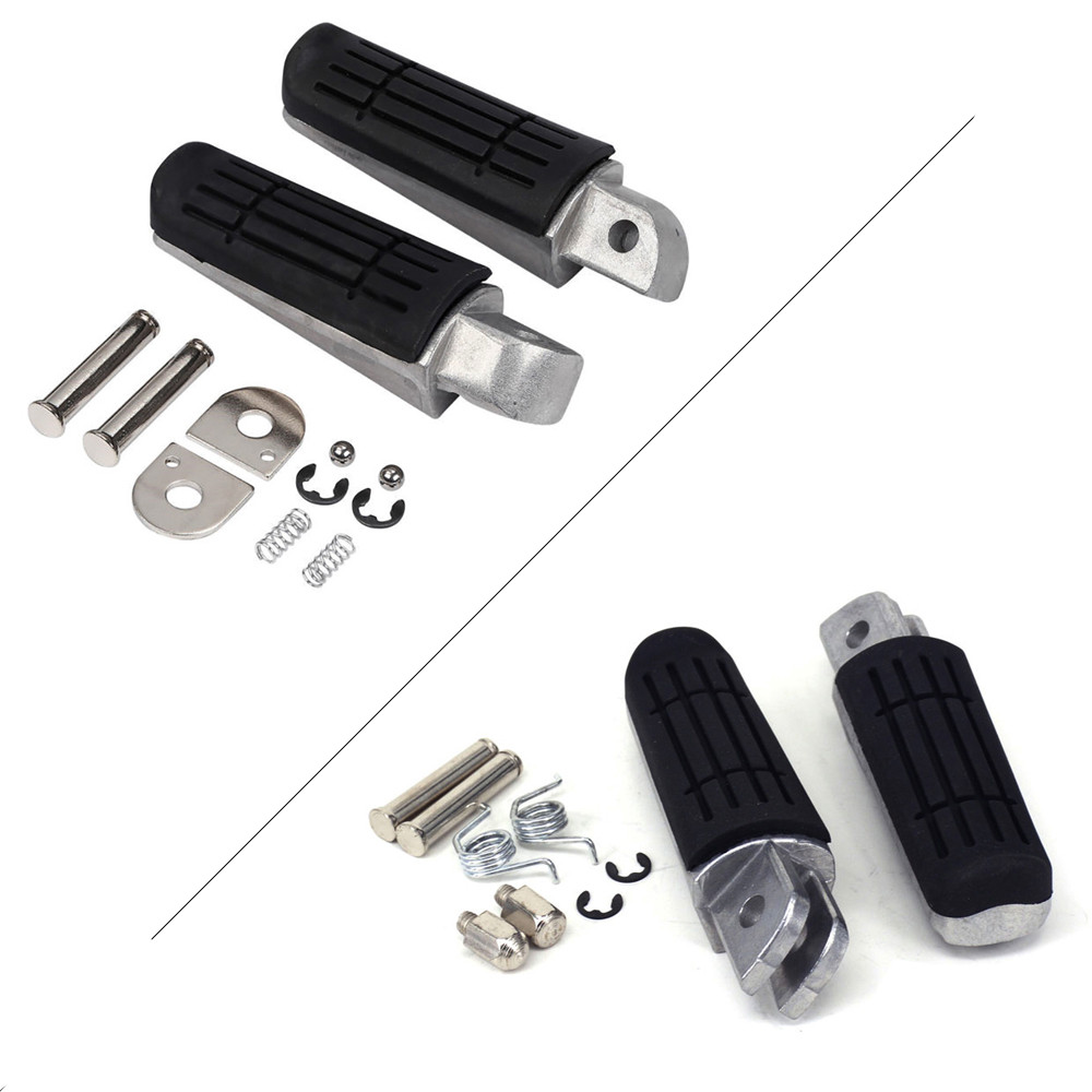 รถจักรยานยนต์ด้านหน้าด้านหลัง Footrest FootPegs เหยียบสําหรับ Yamaha FZ400 FZ600 FZS600 FZS1000 FZ10