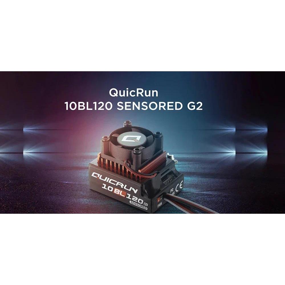 HOBBYWING ESC QuicRun 10BL120 เซนเซอร์ G2 120A Brushless ESC สําหรับ 1/10 Drift อุปกรณ์เสริม