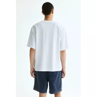 H&M(เอชแอนด์เอ็ม) เสื้อยืดทรงโอเวอร์ไซส์ ผู้ชาย 1159823_24