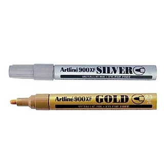 Artline ปากกาเมทัลลิค EK-900 Metallic Marker ปากกาเขียนยันต์ หัวกลม 2.3 มม. (สีทอง) เขียนยาง โลหะ ไม้ กระเบื้อง