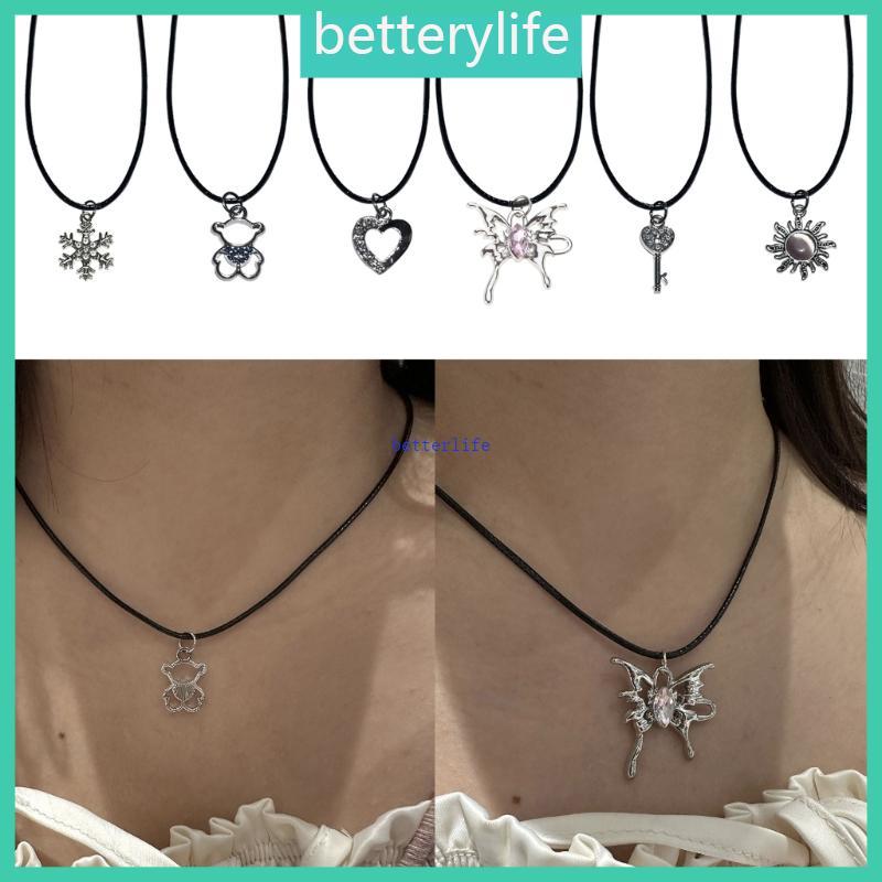 BTF สร้อยคอฮิปฮอปโซ่ปรับได้ Neckalce จี้ Choker แฟชั่นเครื่องประดับคอ