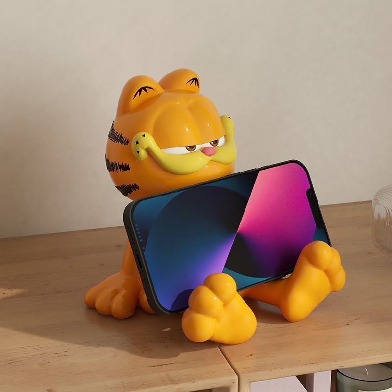 ที่วางโทรศัพท์การ์ฟิลด์ น่ารัก ใช้ตั้งโต๊ะ สามารถใส่ iPad/แท็บเล็ต ของขวัญสุดน่ารัก