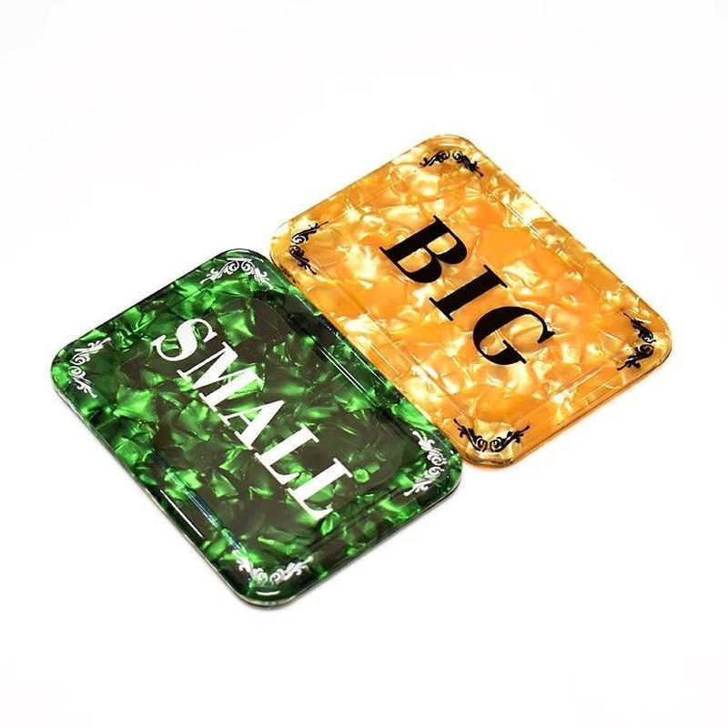 Texas Holdem Square Size Blind Note วัสดุอะคริลิคเนื้อหินอ่อน