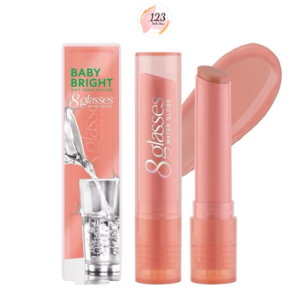 Baby Bright 8 Glasses Water Gloss ลิปน้ำ 8 แก้ว เบบี้ไบร์ท ✨