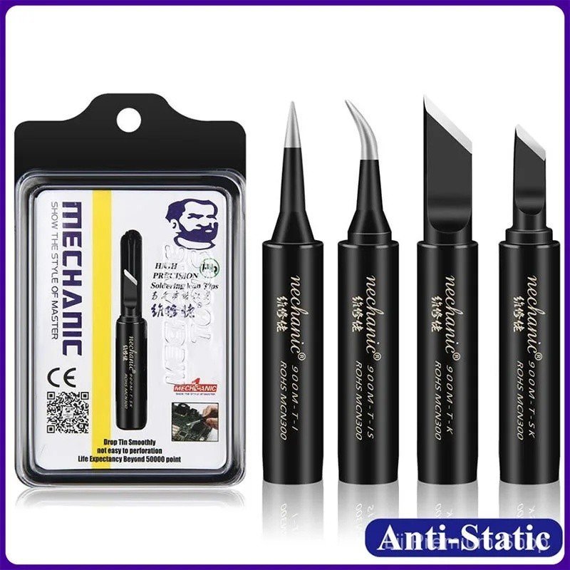 (Hot) MECHANIC 900M-T Anti-Static Solder Non-Stick Tin Solder Iron Tip เชื่อม BGA Solder Repair Stat