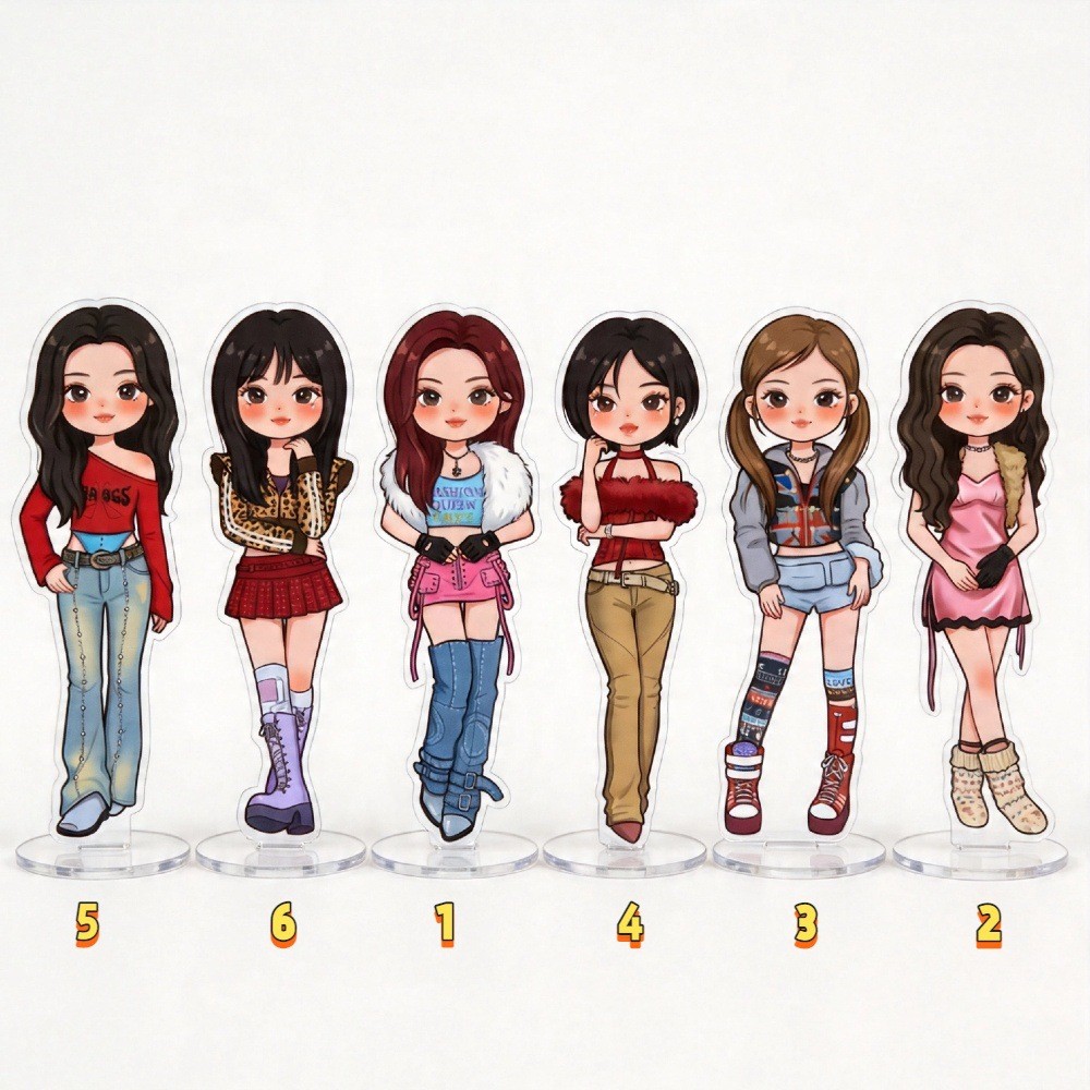 BABYMONSTER สินค้าCHIQUITA AHYEON AHYEON อะคริลิค 6 ซม.ตกแต่งขาตั้งสูง LP044